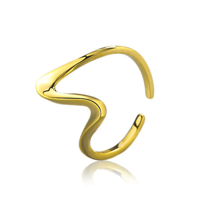 Irregular Watery Stroke Ring