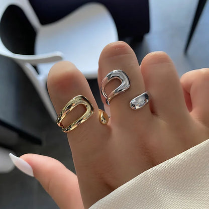 Smooth Geometric Irregular Hollow Ring