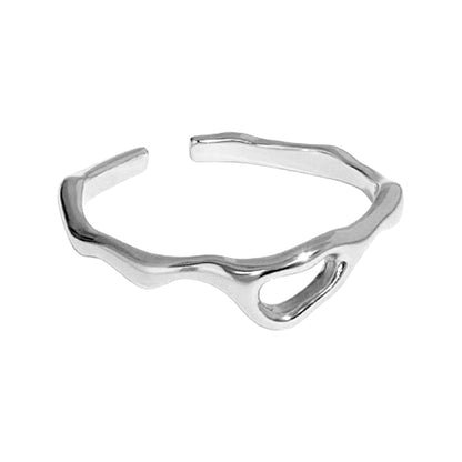 ICHORS Molten Fluid Contemporary jewelry Geometric Hollow Ring