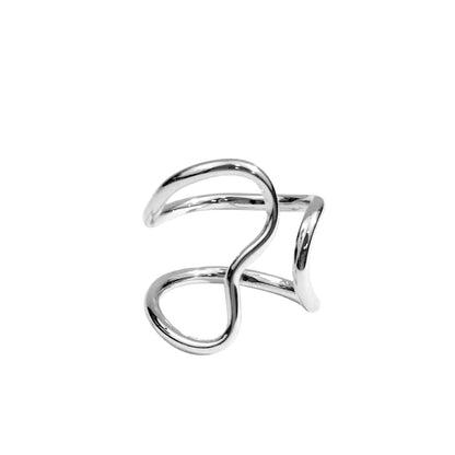 ICHORS Molten Fluid Contemporary jewelry IIrregular Curve Ring