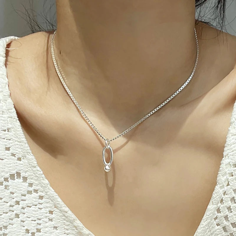 ICHORS Molten Fluid Contemporary jewelry Irregular Geometric Pendent Chain Necklace