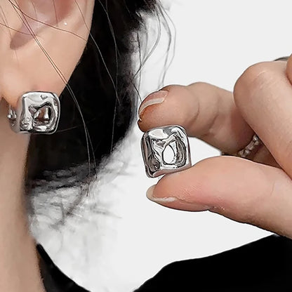 Molten Cube Earrings