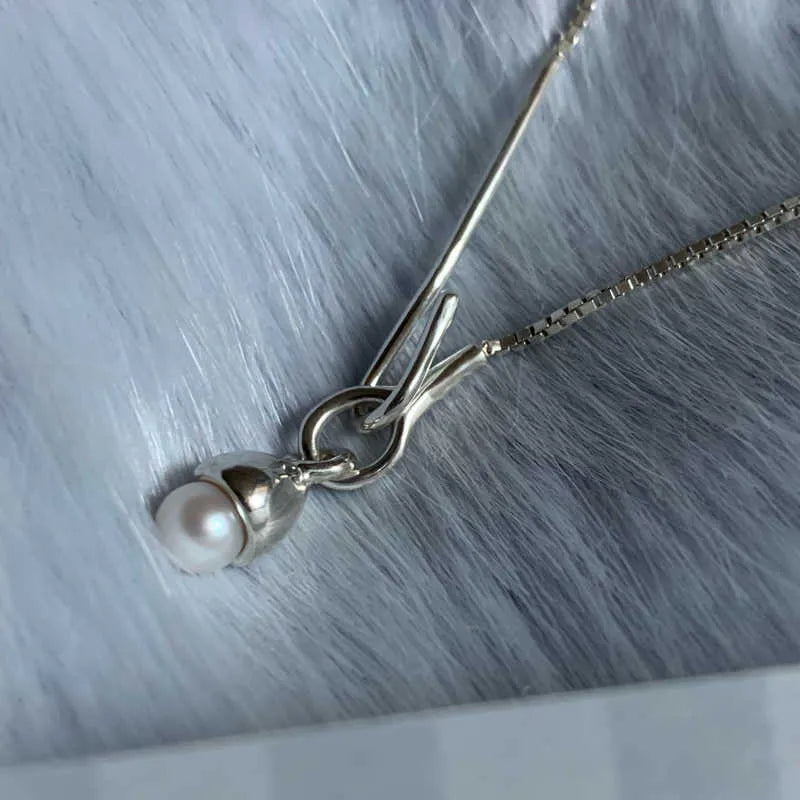 Water Drop Pearl Pendant Necklace