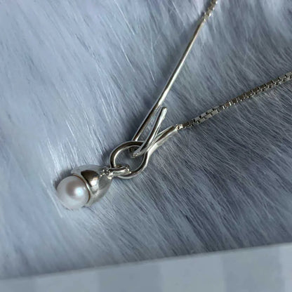 Water Drop Pearl Pendant Necklace