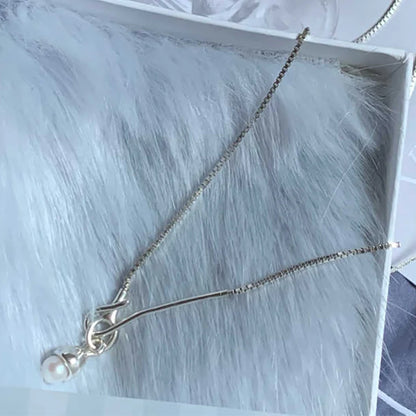 Water Drop Pearl Pendant Necklace