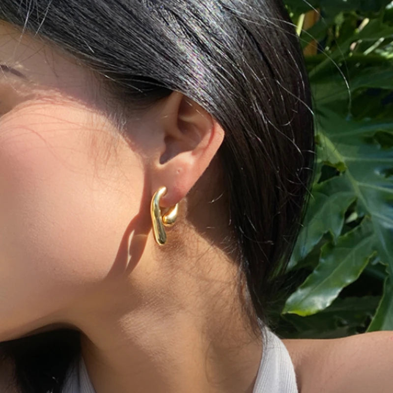 Mercury Bold Drop Earrings