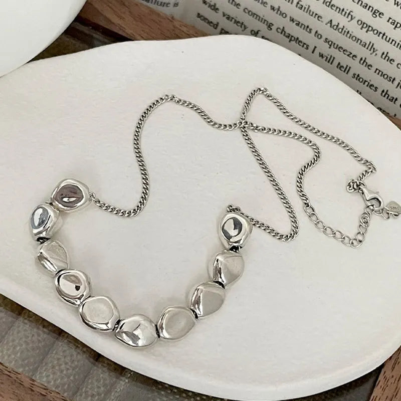 Molten Droplet Beads Necklace