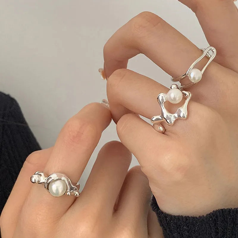 Mercury Pearl Ring