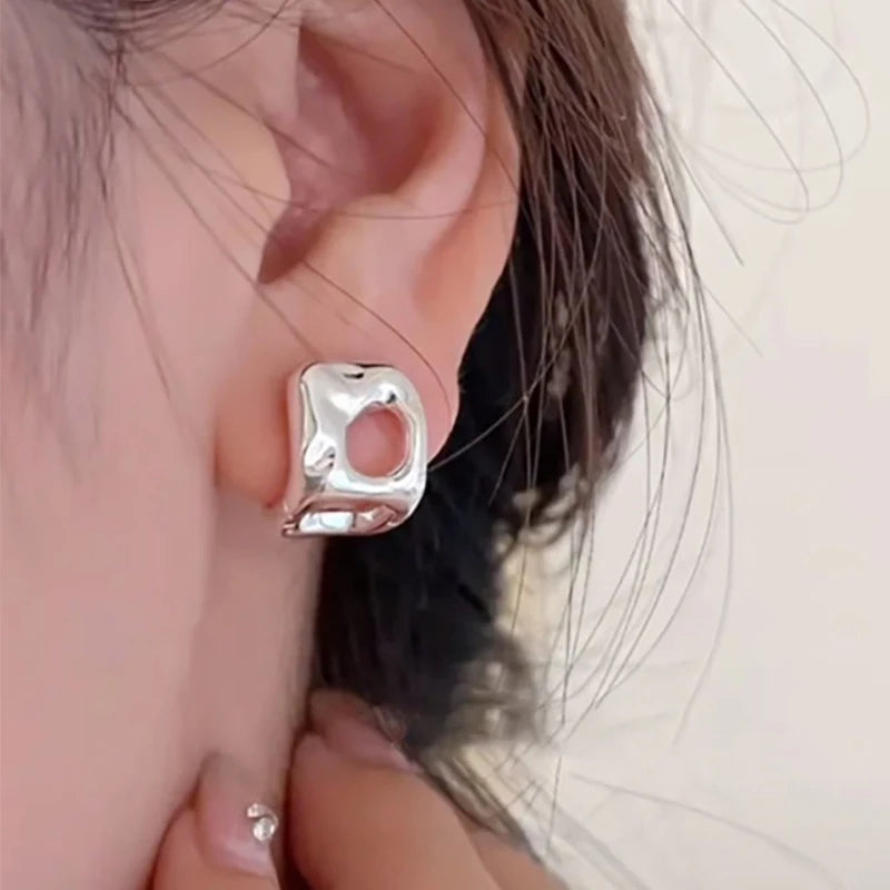 Molten Cube Earrings