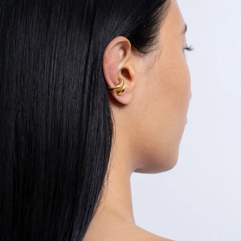 Molten hoop Earcuff