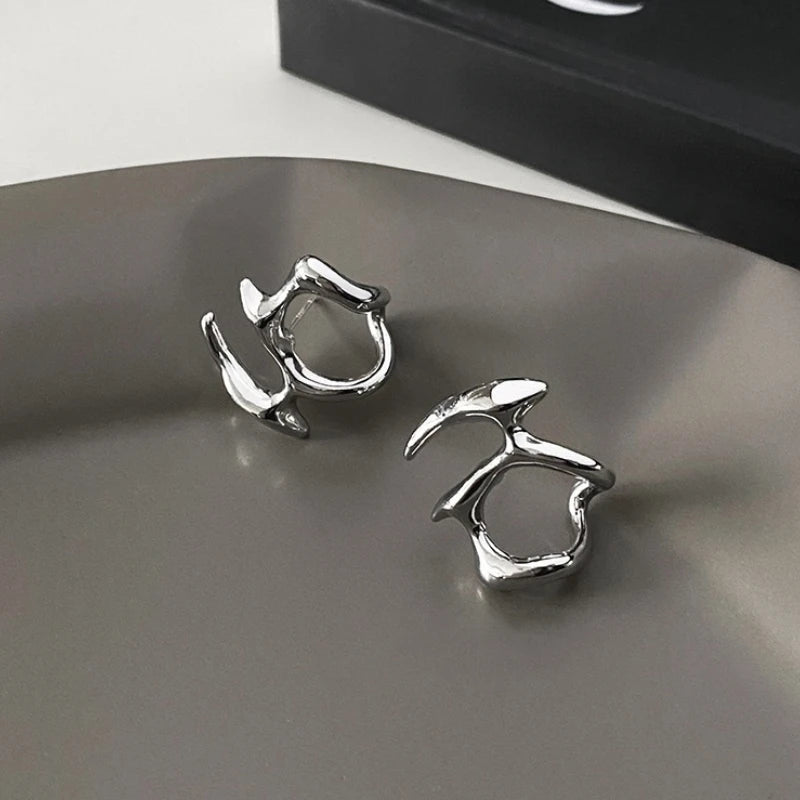 Irregular Mercury Earrings