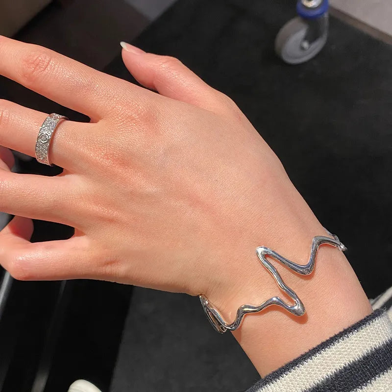 Irregular Wave Bracelet