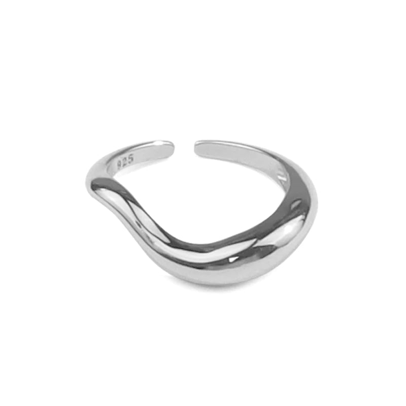 ichors Molten Fluid Contemporary jewelry Classic Wave Ring